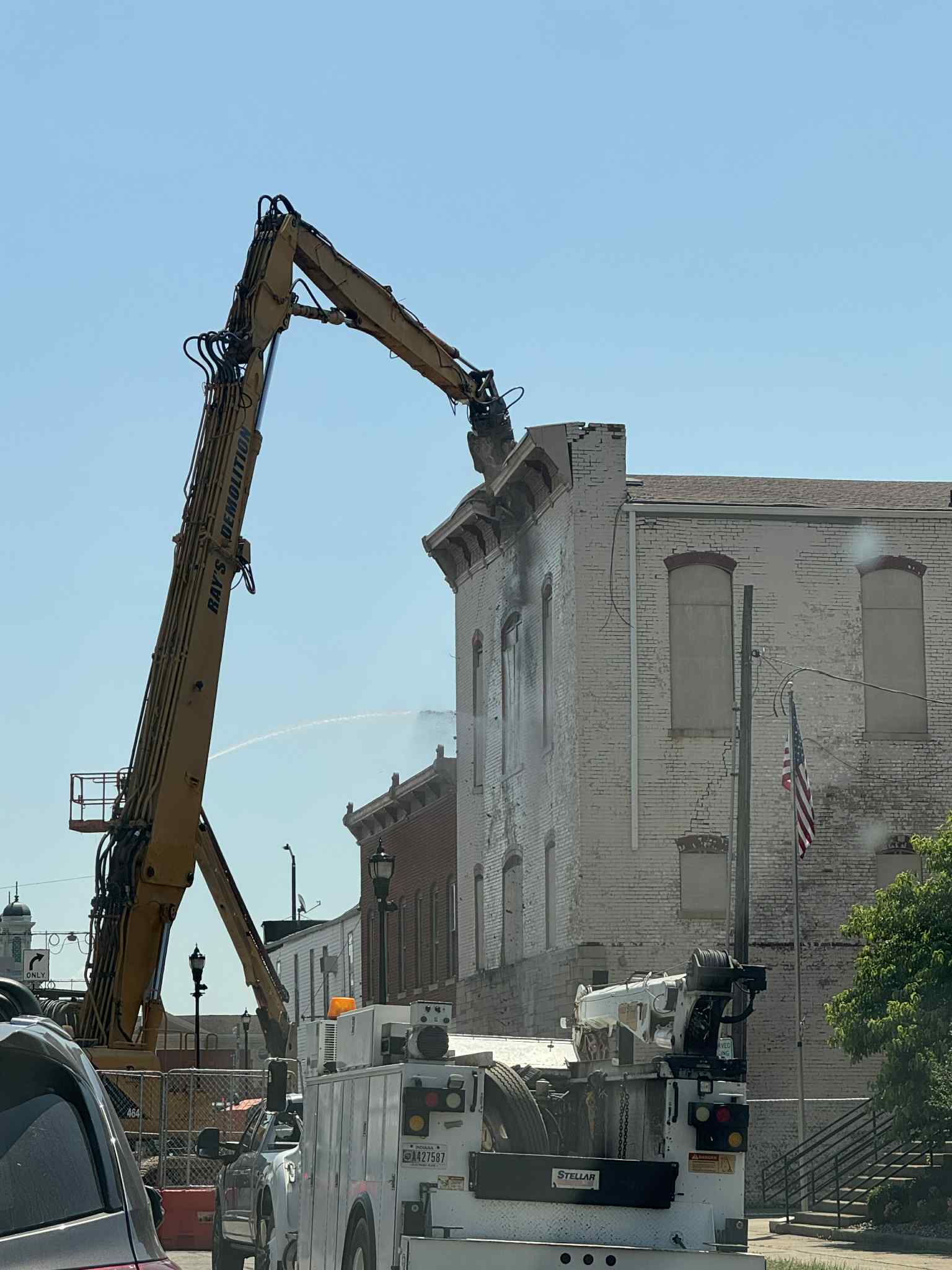 Adams Glass Demo Progress photo1