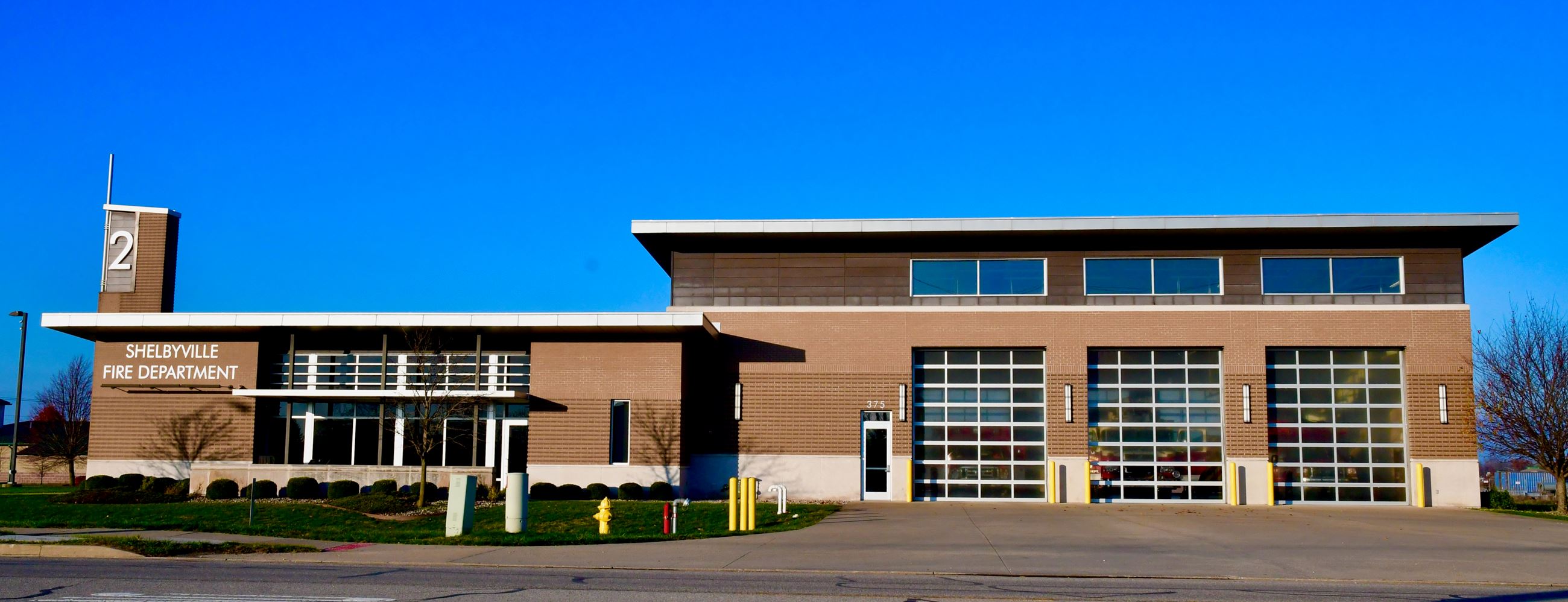exterior picture of shelbyville fire department progress parkway